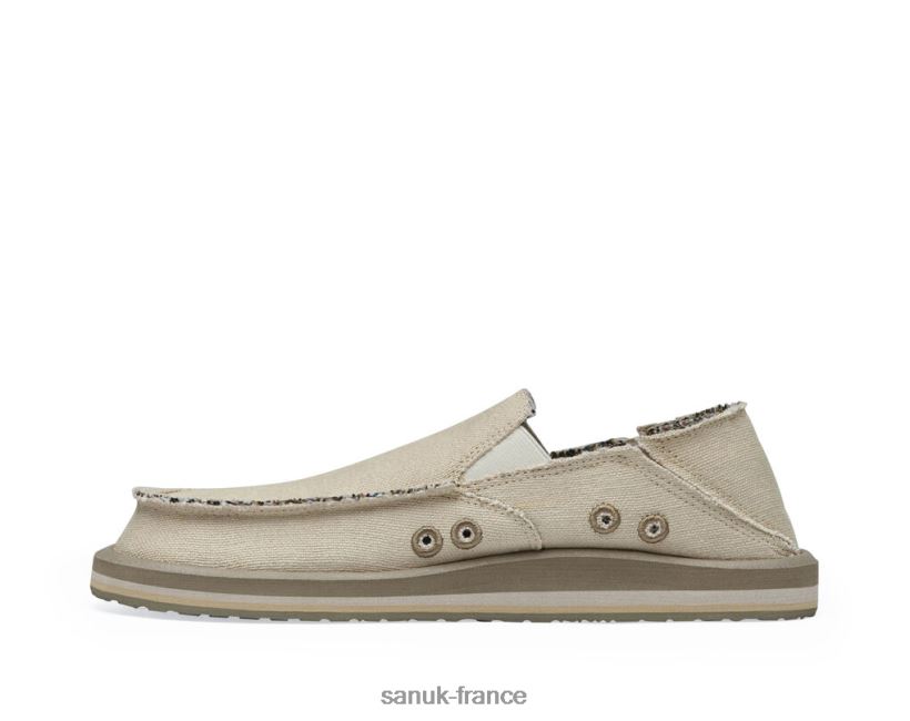 6V4JT0151 naturel Sanuk vagabond st chanvre