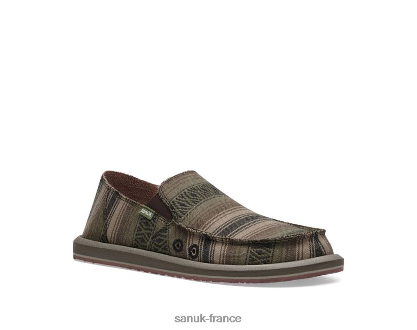 6V4JT0153 baja marron Sanuk couverture rad vagabond