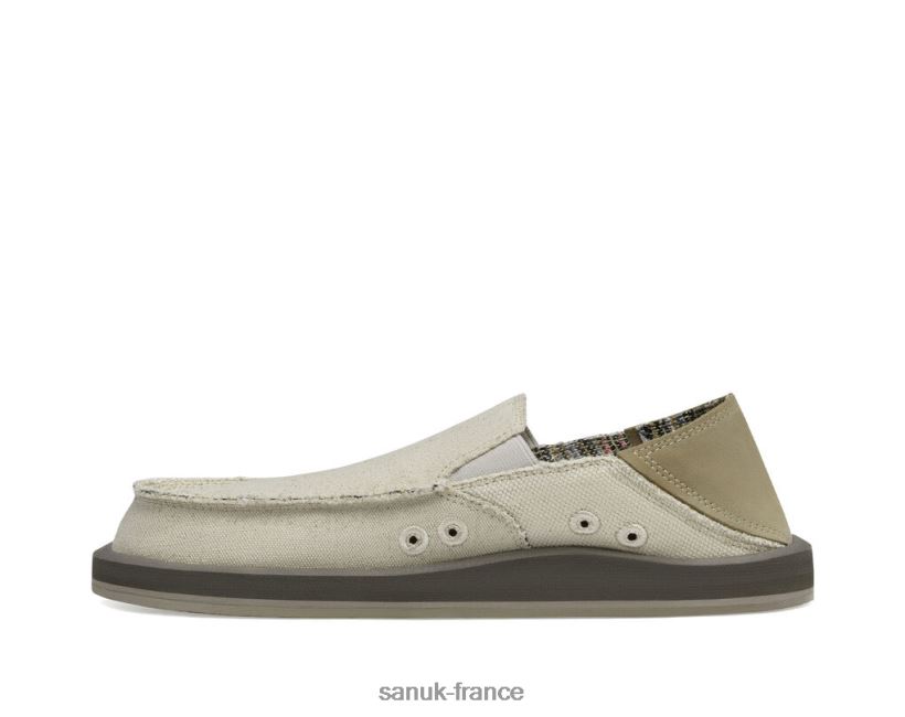 6V4JT0154 naturel Sanuk rue vagabond