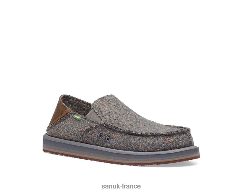 6V4JT0157 gris Sanuk vagabond saint-donegal