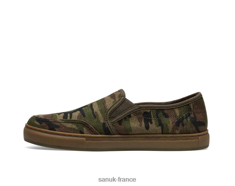 6V4JT0162 camouflage boisé Sanuk camouflage chanvre tideline