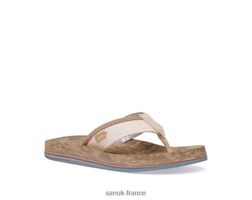 6V4JT0165 bronzer Sanuk big swell st plus stripe