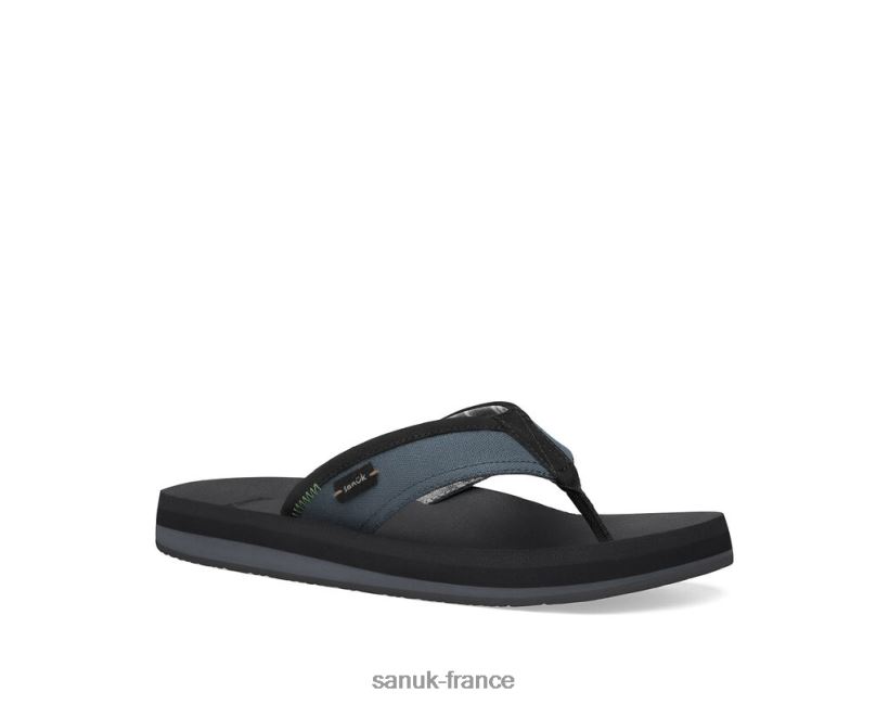 6V4JT0166 noir Sanuk grosse houle st plus