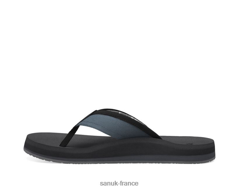 6V4JT0166 noir Sanuk grosse houle st plus
