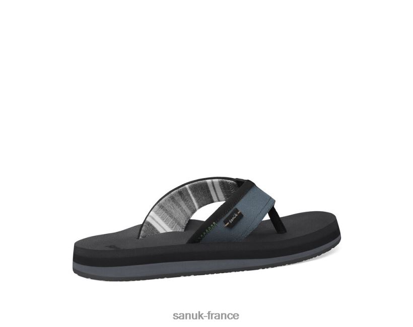 6V4JT0166 noir Sanuk grosse houle st plus