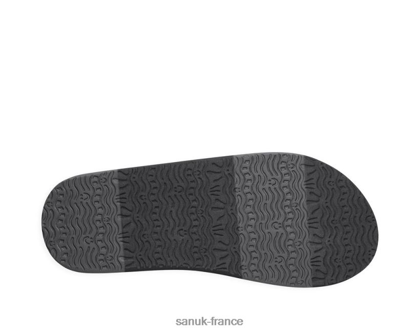 6V4JT0166 noir Sanuk grosse houle st plus