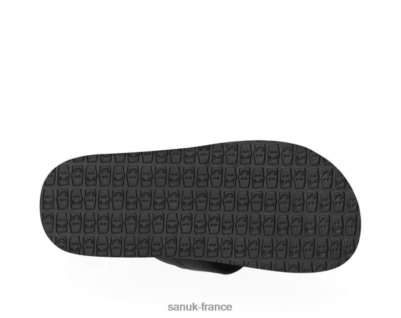 6V4JT0168 noir Sanuk bière confortable 2