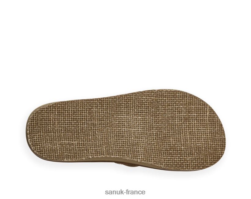 6V4JT0172 brun Sanuk macabre artesano st