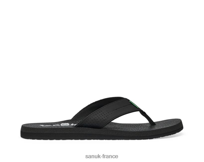 6V4JT0177 noir Sanuk dessous de verre confortable pour la bière