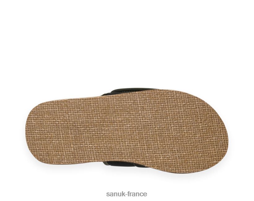 6V4JT0180 noir Sanuk chanvre bixby