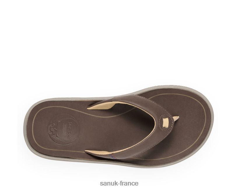 6V4JT0184 brun Sanuk Rippah sustainasole x reconnaissant mort