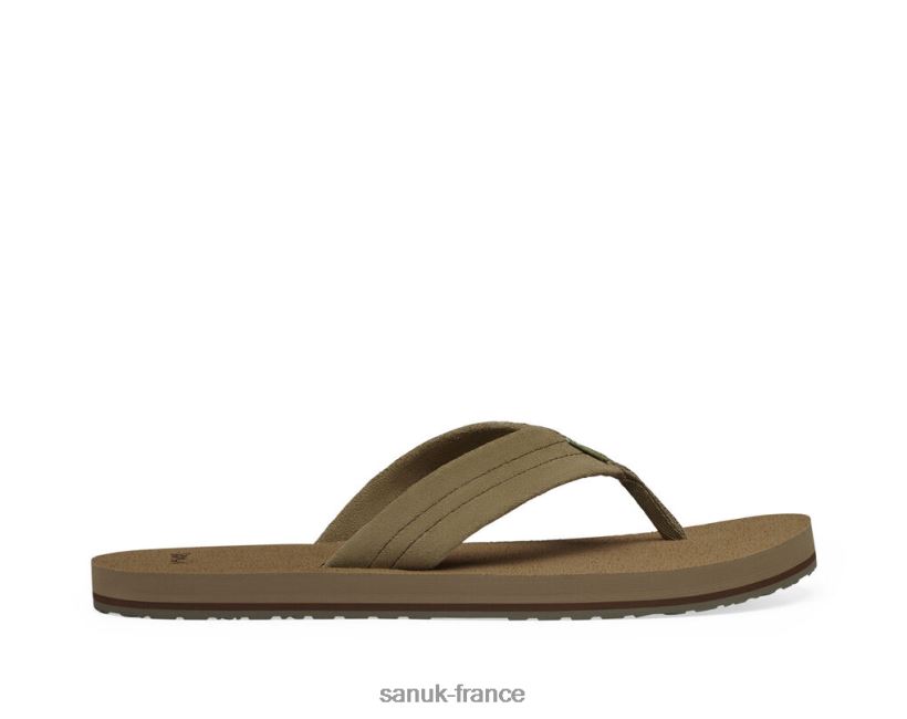 6V4JT0193 bronzer Sanuk bière confortable stacker daim