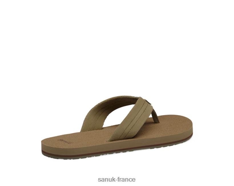 6V4JT0193 bronzer Sanuk bière confortable stacker daim