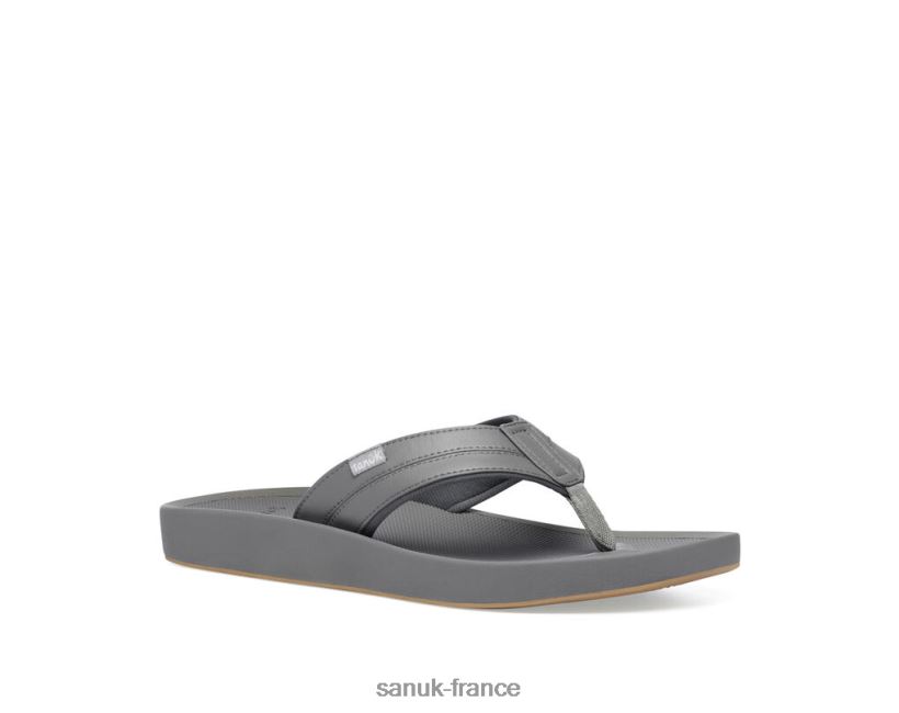 6V4JT0194 gris Sanuk tapis de yoga cosmique