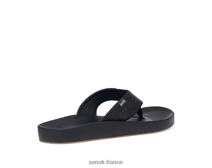 6V4JT0195 noir Sanuk tapis de yoga cosmique