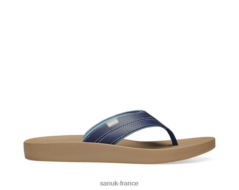 6V4JT0196 beige marine Sanuk tapis de yoga cosmique