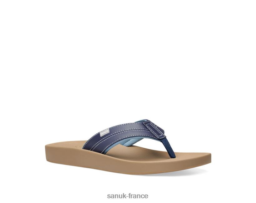 6V4JT0196 beige marine Sanuk tapis de yoga cosmique