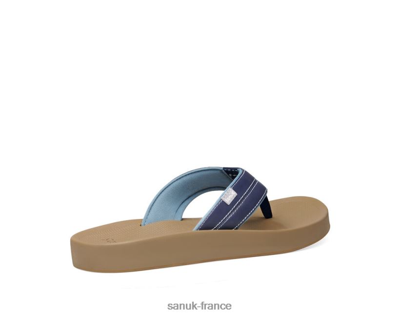 6V4JT0196 beige marine Sanuk tapis de yoga cosmique