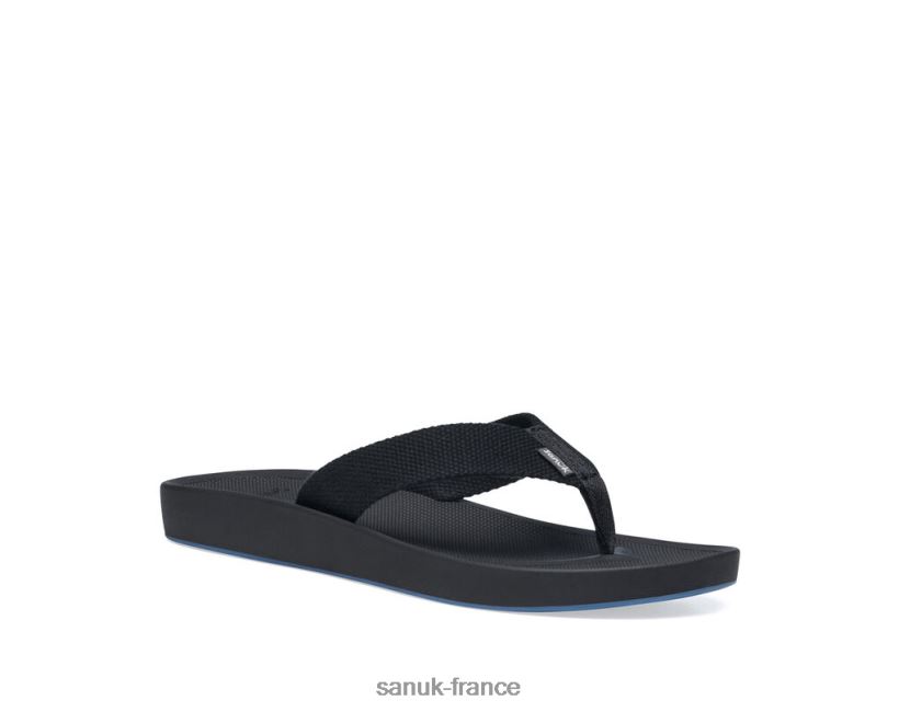 6V4JT0197 noir Sanuk yogi cosmique