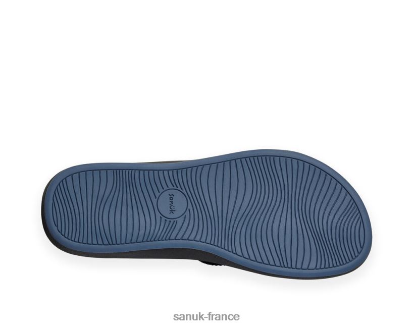 6V4JT0197 noir Sanuk yogi cosmique