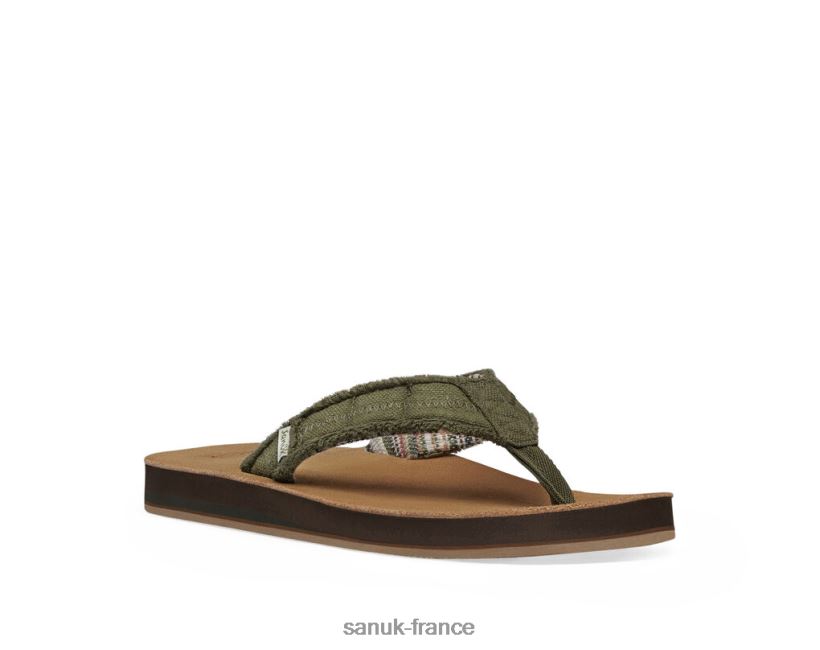 6V4JT0204 olive foncé Sanuk pas peur