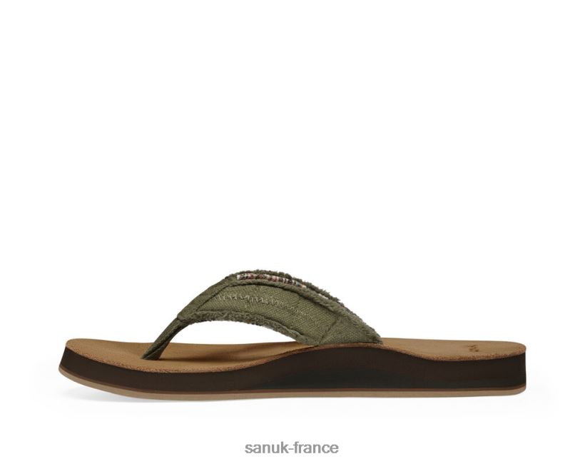 6V4JT0204 olive foncé Sanuk pas peur
