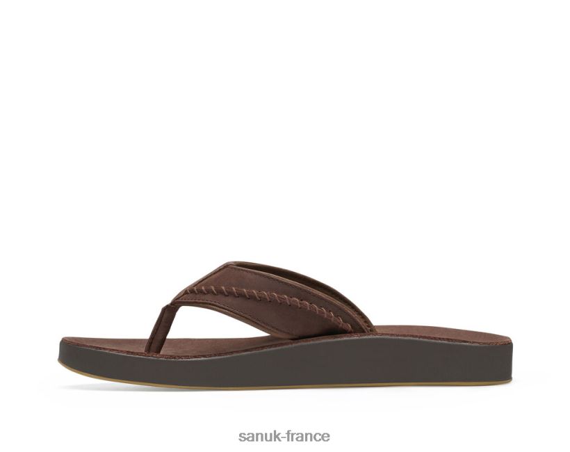 6V4JT0207 marron foncé Sanuk tapis de yoga cosmique lx