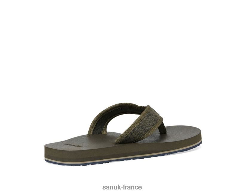 6V4JT0208 olive Sanuk maille ziggy