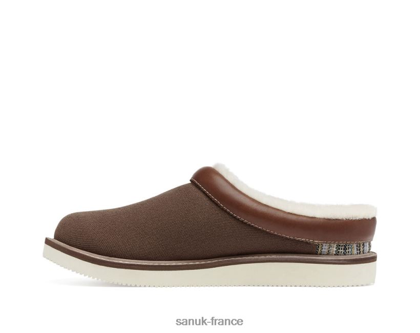 6V4JT0220 pomme de pin Sanuk pantoufle ambiance cosy sm