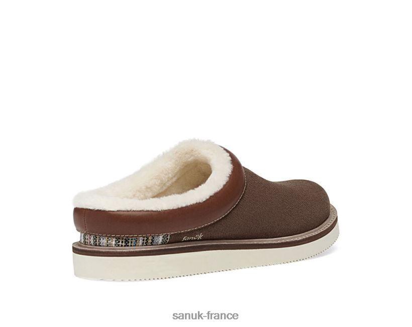 6V4JT0220 pomme de pin Sanuk pantoufle ambiance cosy sm
