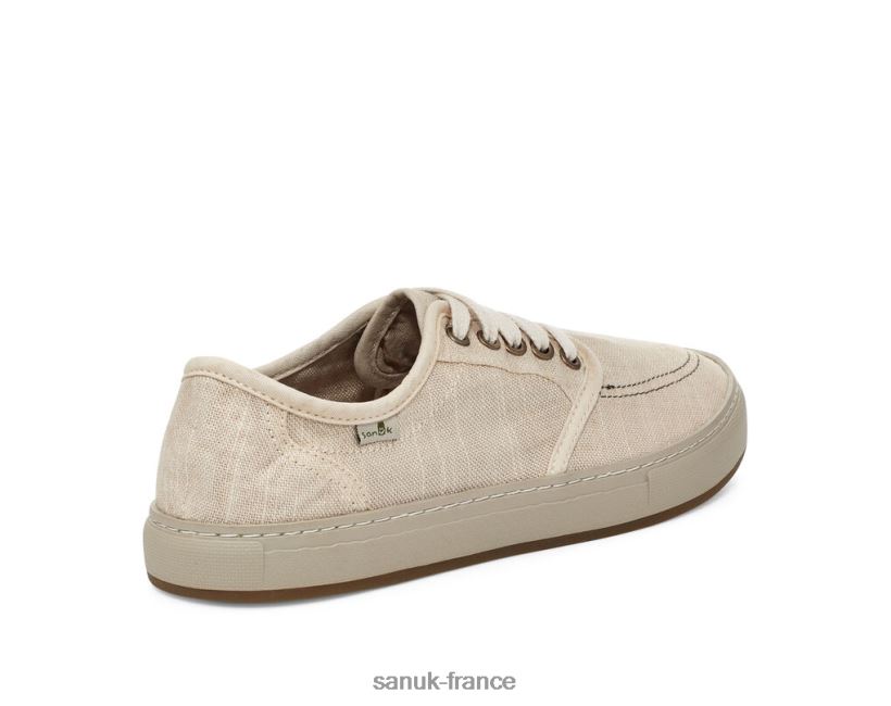 6V4JT0209 lavé naturel Sanuk chanvre en dentelle de marée