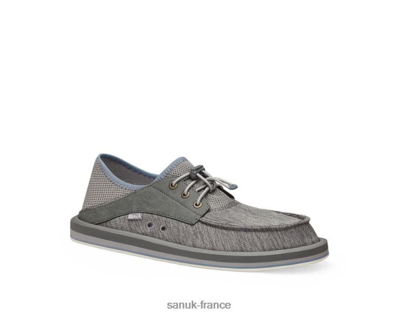 6V4JT0213 gris Sanuk rue boatie